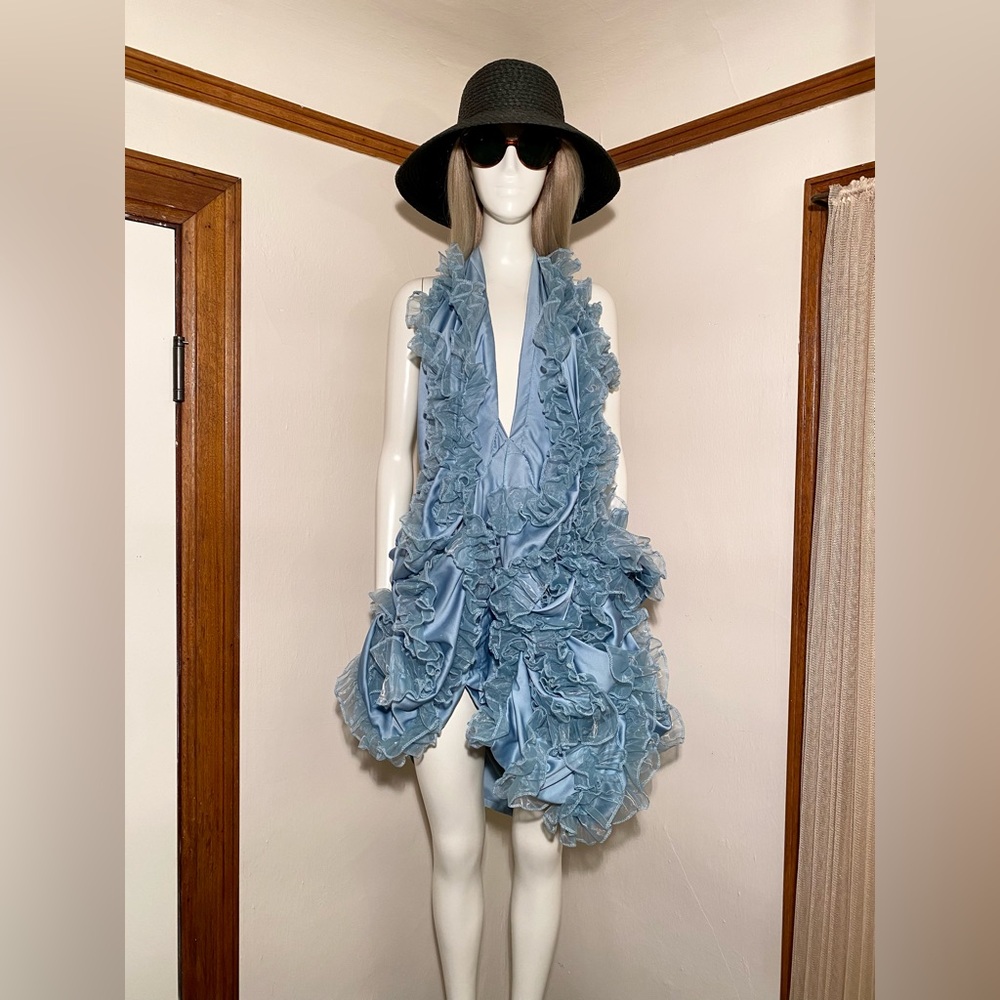 Rustic Halter Ruffle Dress - Sz Sm - Picture 13 of 13